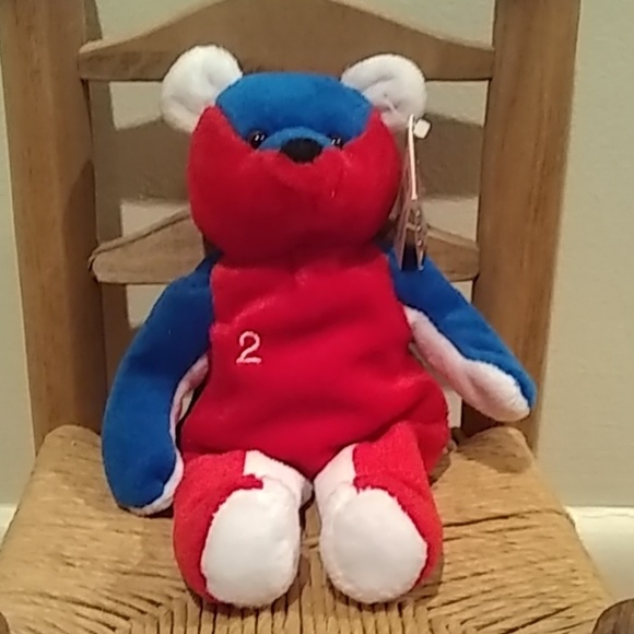 Salvino's Bammers Yankees 4th of July Derek Jeter Bear (1999) #0022 - Picture 1 of 5